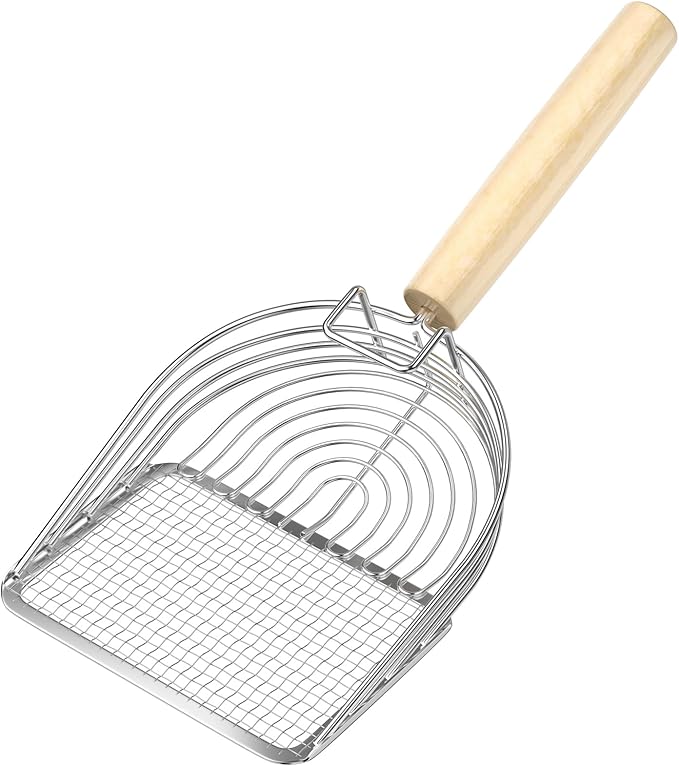 Ownpets Iron Metal Cat Litter Scoop, Heavy Duty Kitty Litter Scooper & Speed by Ownpets