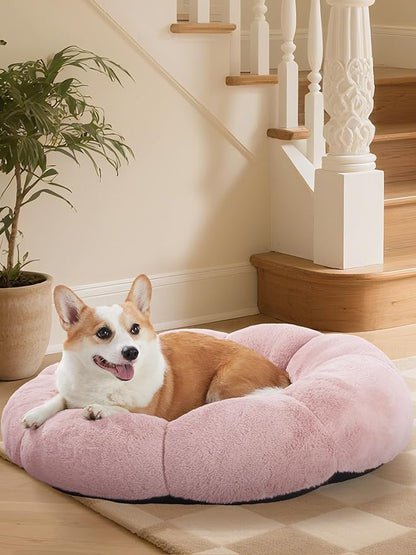 OhGeni 31 inches Calming Donut Orthopedic Dog & Cat Bed by OhGeni