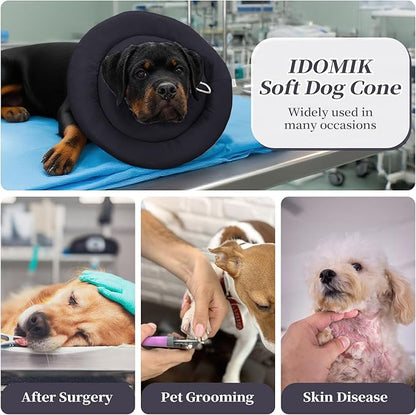 IDOMIK Dog Recovery Collar, Waterproof Soft Dog Cone After Surgery, Comfy - Image 8