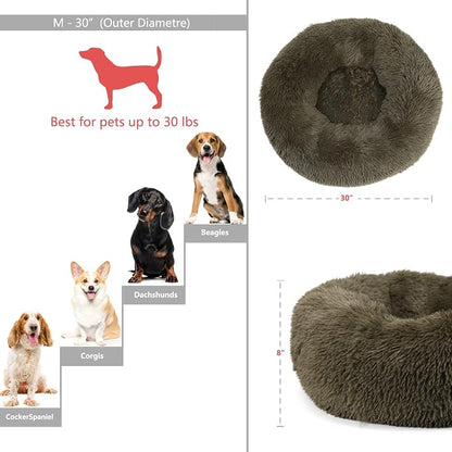 nononfish Dog Bed Mat for Medium Dogs, Army Green Orthopedic Pet Bed, High - Image 3