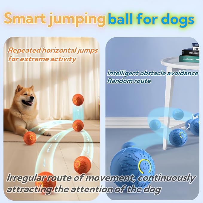 Interactive Dog Toys Dog Balls, Durable Motion Activated Automatic Rolling Ball - Image 7