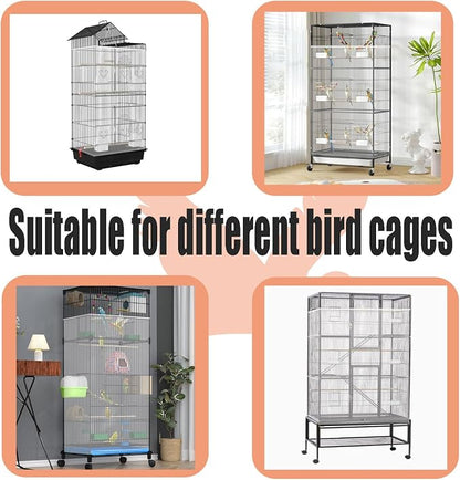 Bird Cage Seed Catcher, Large Birdcage Net Cover, Bird Cage Accessories - Image 6