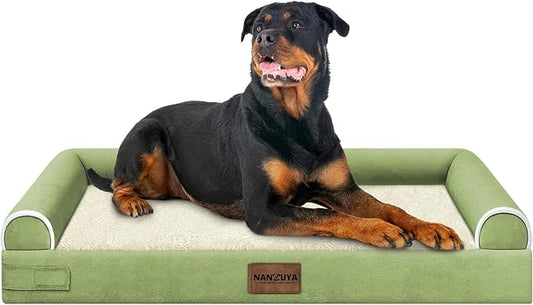 Large Dog Bed Orthopedic Washable: Beds Bolster XXL Bed Big XLarge Dogs Egg by Nanuya