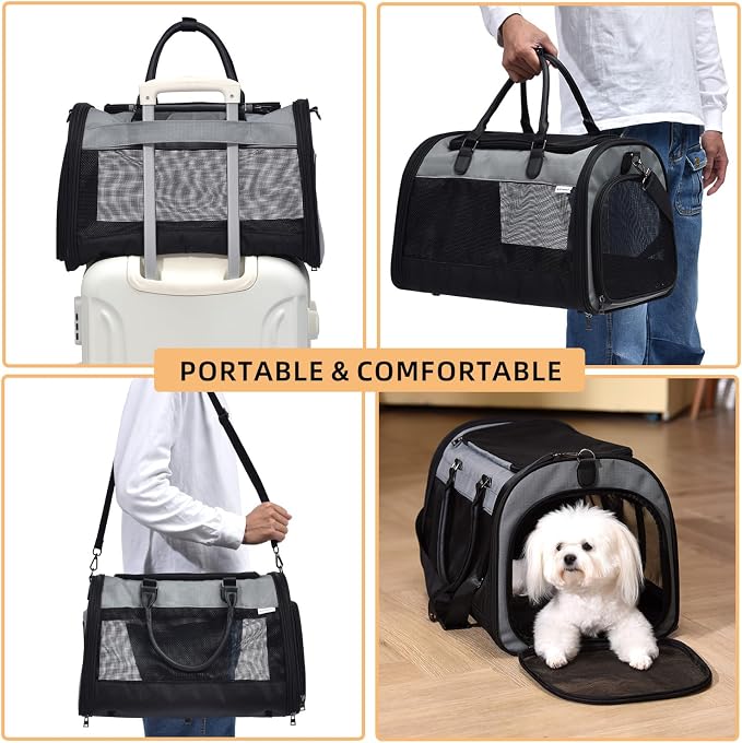 PET MARVEL Cat Carrier Soft Sided Large - Image 6