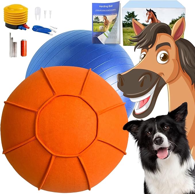 Herding Ball for Dogs, Dual Layered Herding Dog Ball Set for Australian Shepherd by Unknown