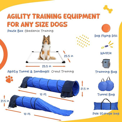 Agility Training Equipment for Dogs, Dog Agility Equipment for Backyard&Indoor - Image 4