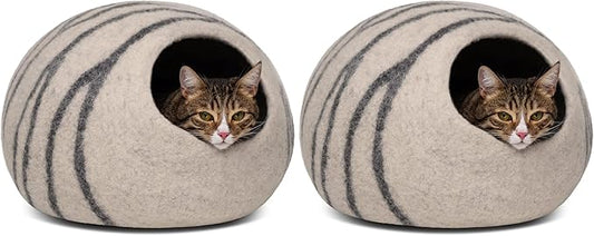 MEOWFIA Cat Cave – Premium Felt Cat Bed by MEOWFIA