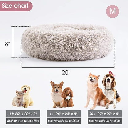 WESTERN HOME WH Calming Dog & Cat Bed, Anti-Anxiety Donut Cuddler Warming Cozy - Image 5