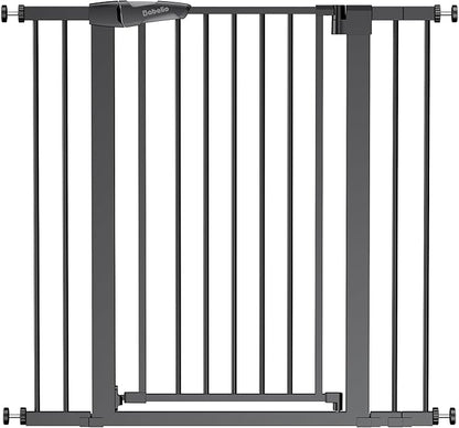 BABELIO 36" Tall Baby Gate, 26-40" Wide Auto Close Pet Gate, PressGuard C5 by BABELIO