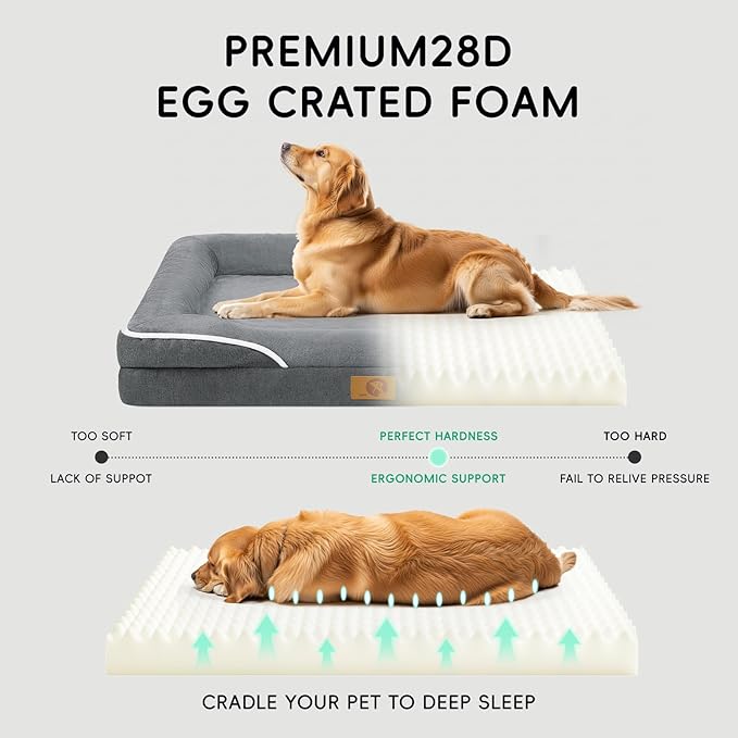 Homemate Dog Bed Medium Size Dog 28x23 inch - Image 4