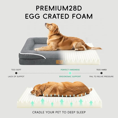 Homemate Dog Bed Medium Size Dog 28x23 inch - Image 4
