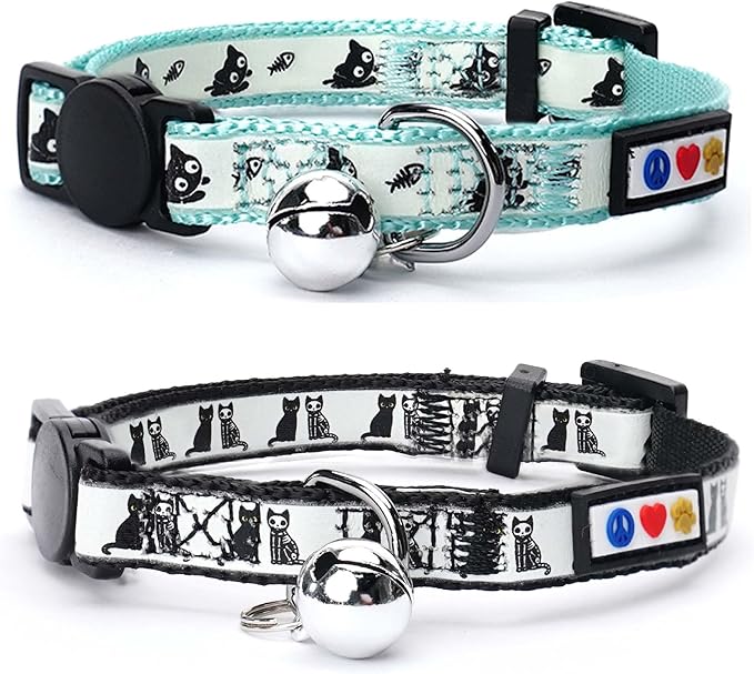 Pawtitas Glow in The Dark Cat Collar - Image 9