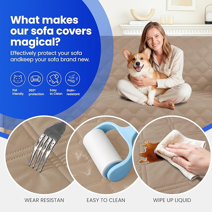 Waterproof Dog Bed Cover Pet Blanket, Soft Couch Cover - Image 6