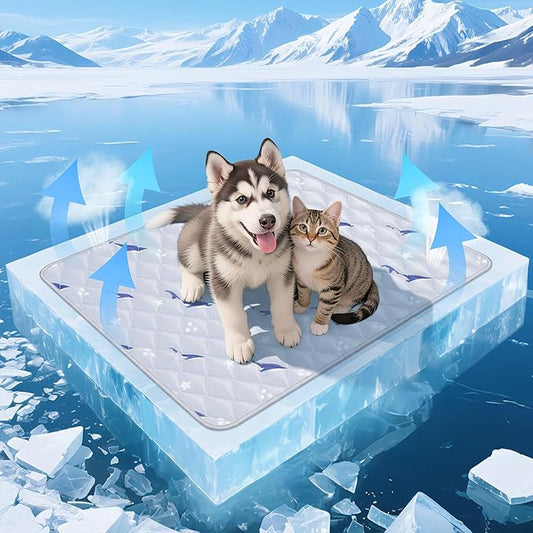 Dog Cooling Mat, Cooling Mat for Dogs, Breathable Dog Bed by Velvopet
