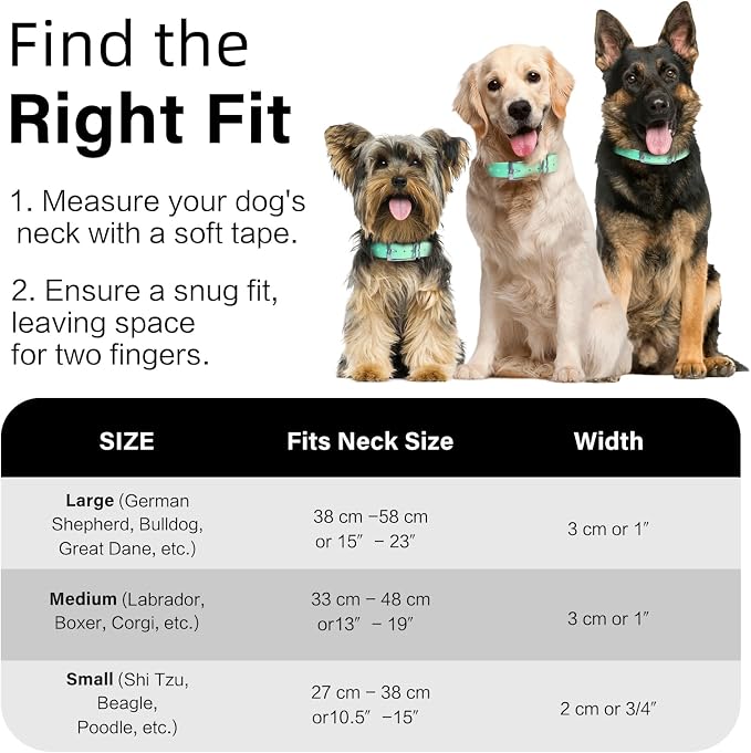 4.2FT Dog Collar and Leash Set, PVC Waterproof Adjustable Odor Proof Pet - Image 8
