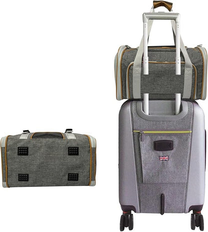 Mr. Peanut's Expandable Airline Approved Soft Sided Pet Carrier, Luxury Travel - Image 7