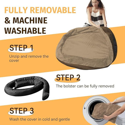 Orthopedic Washable Large Dog Bed: Cooling Dog Bed - Image 5