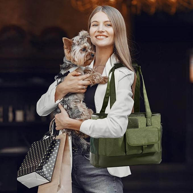 Dog Carrier, Cat Carrier, Pet Carrier, Foldable Waterproof Premium Oxford Cloth - Image 6