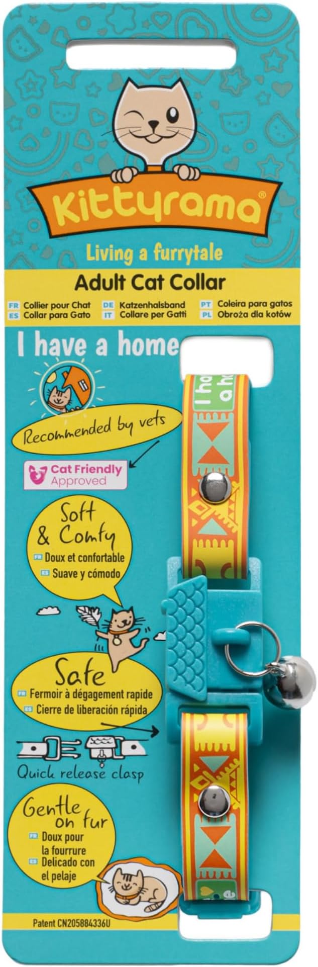 New Kittyrama -I Have A Home- Cat Collar - Image 5