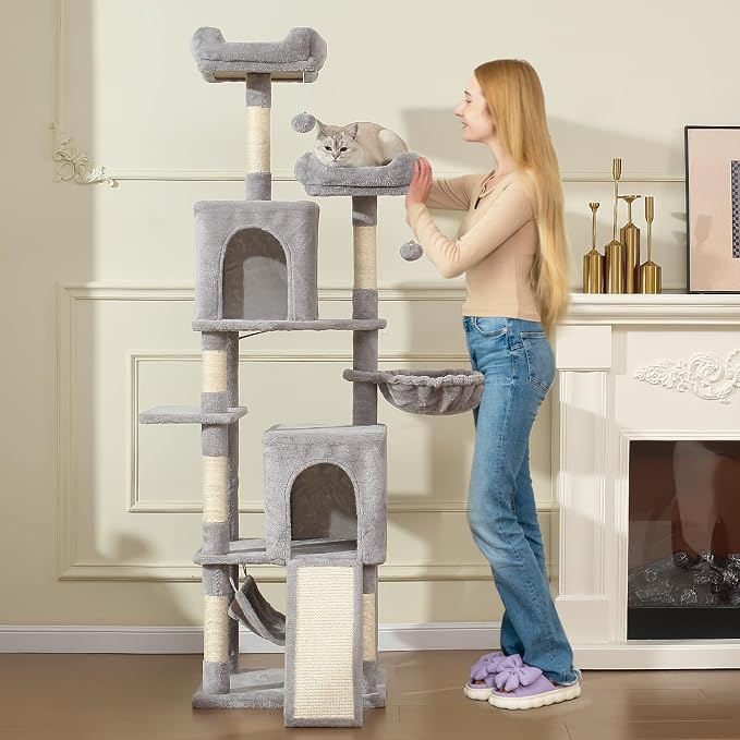 Cat Tree, 70-Inch Cat Tree Tower - Image 2