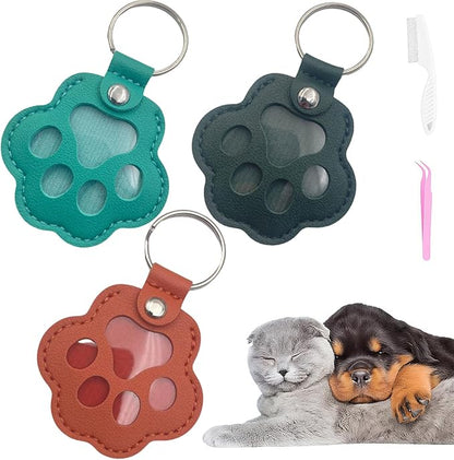 Cat & Dog Hair Keychain by Unknown