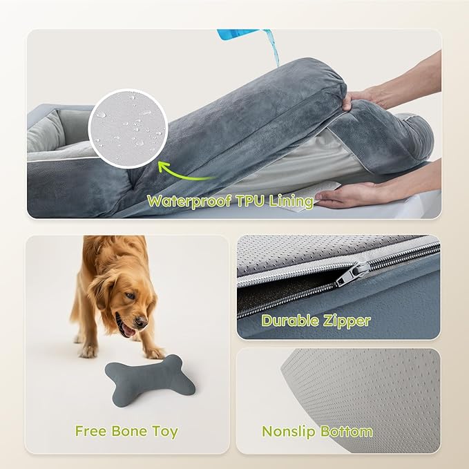 XXL Dog Bed for Extra Large Dogs, Giant Orthopedic Dog Beds - Image 7