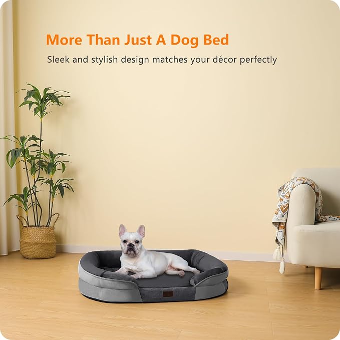 Dwanton Orthopedic Dog Bed for Medium Dogs - Image 9