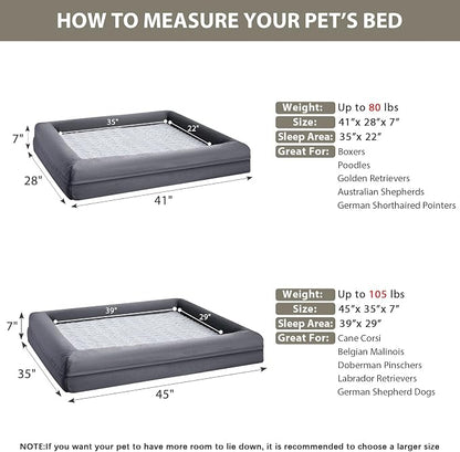 WNPETHOME XL Extra Large Dog Bed, Washable Dog Couch - Image 3