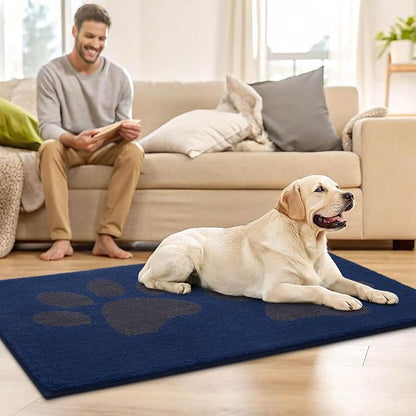 Buganda Dog Door Mat for Muddy Paws, Absorbent Dirt Trapper Washable Indoor - Image 8
