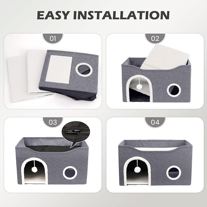 Heeyoo Cat House for Indoor Cats - Image 6