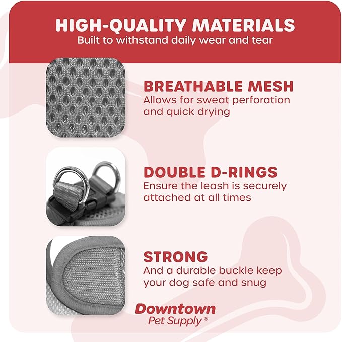 Downtown Pet Supply Step-in Dog Harness – No Pull, Adjustable Padded Mesh - Image 4