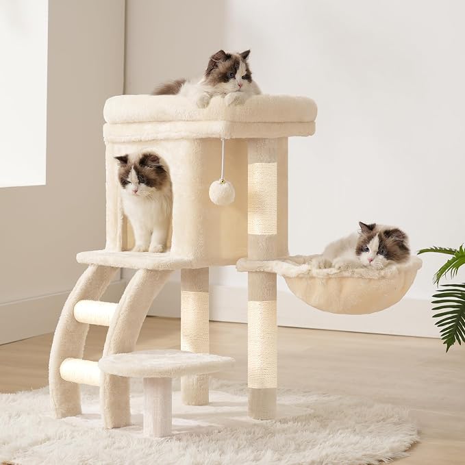 Heybly Cat Tree Tower, Cat condo - Image 9