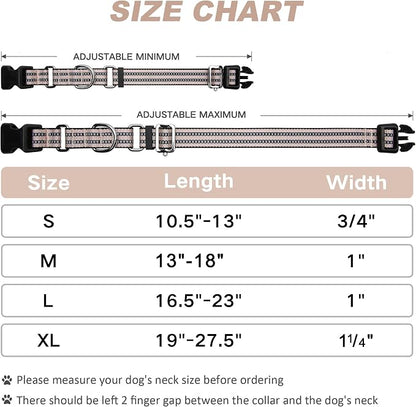 Martingale Dog Collar, Adjustable Nylon Reflective Collar - Image 6