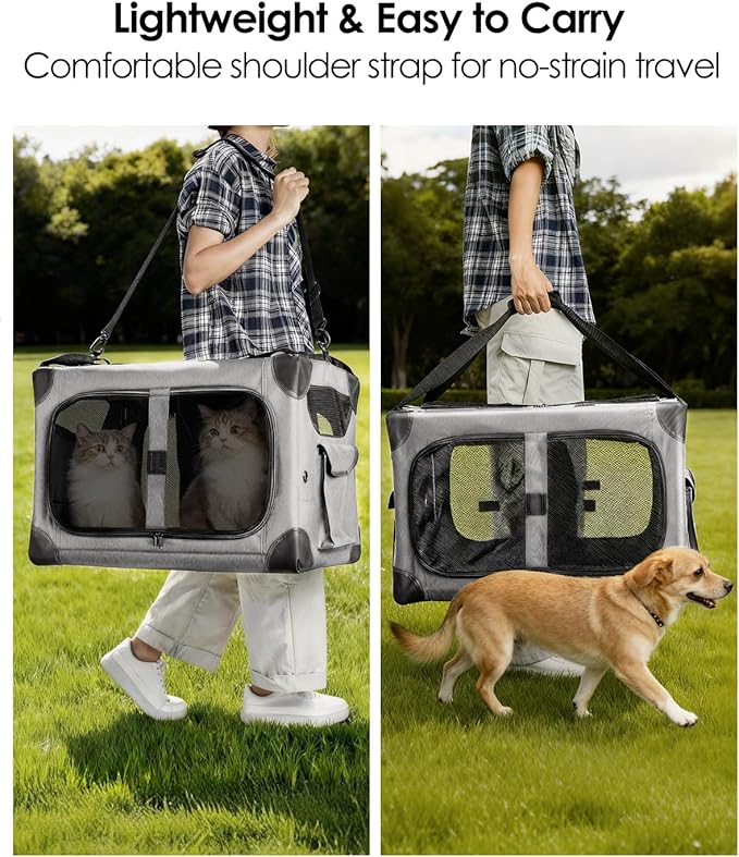 Extra Large Cat Carrier for 2 Cats, XL - Image 6