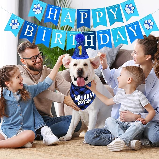 Dog Party Supplies, Boy Bandana - Image 7