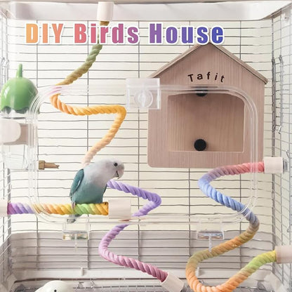 3PCS Parrot Perch, Soft Rope Bird Perches - Image 7