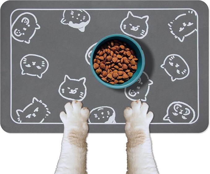 YCT Cat Food and Water Mat for Pets by YCT