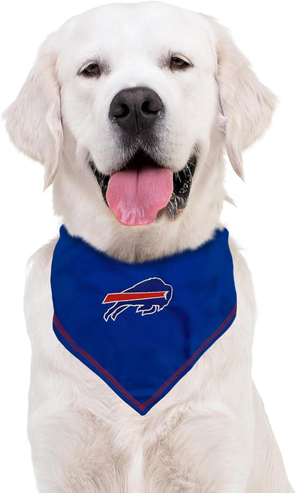 Pets First NFL Buffalo Bills TIE Bandana, Large/X-Large. Dog Bandana Scarf Bib - Image 5