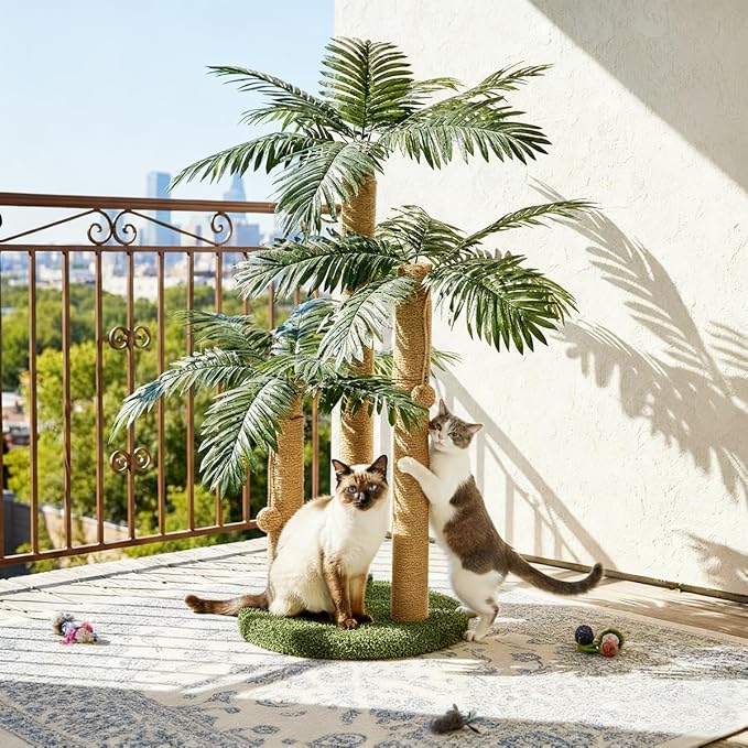 31.5Inch Cat Scratching Post, Cat Scratcher Tree - Image 4