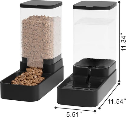 Automatic Cat Feeder and Water Dispenser in Set - Image 2