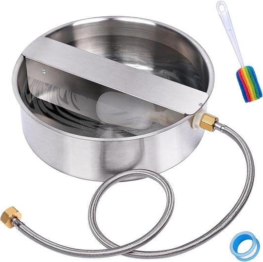 Automatic Dog Water Bowl Dispenser Large Breed Outdoor Pet Water Fountain Pet by KHEARPSL