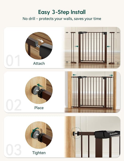 Babelio 29-55" Extra Wide Baby Gate - Image 4