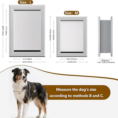 Ownpets Aluminum Large Dog Door - Image 7