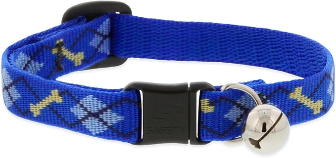 LupinePet Originals 1/2" Dapper Dog Cat Safety Collar by LupinePet