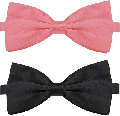 KOOLMOX Pink Bow Tie for Dogs, Formal Dog Bowtie by Koolmox