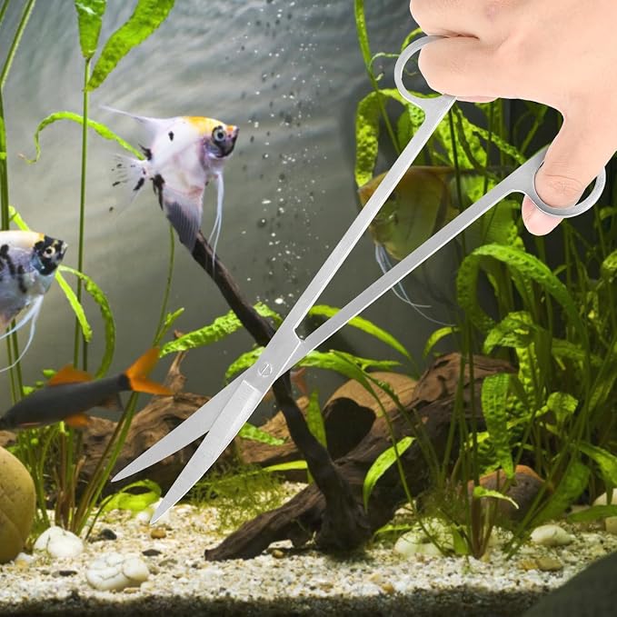 Aquarium Aquascaping Tool Stainless Steel Aquascape Tools Kit 4 in 1 Anti-Rust - Image 6