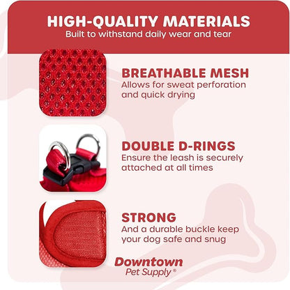 Downtown Pet Supply Step-in Dog Harness – No Pull, Adjustable Padded Mesh - Image 4
