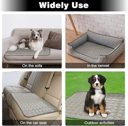 Washable Dog Cooling Mat Ice Silk Cooling Mat - Image 5