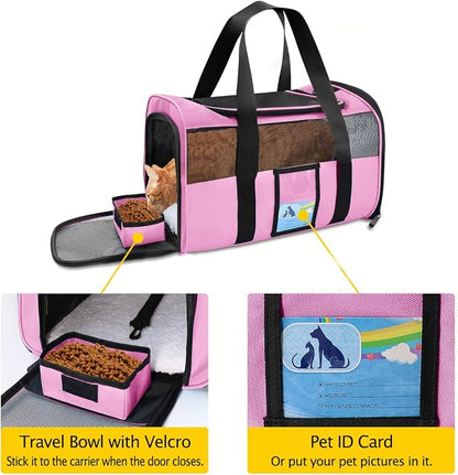 Refrze Pet Carrier Airline Approved, Cat Carriers - Image 4
