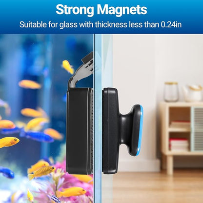 Aquarium Magnet Glass Cleaner, Magnetic Fish Tank Cleaner - Image 2